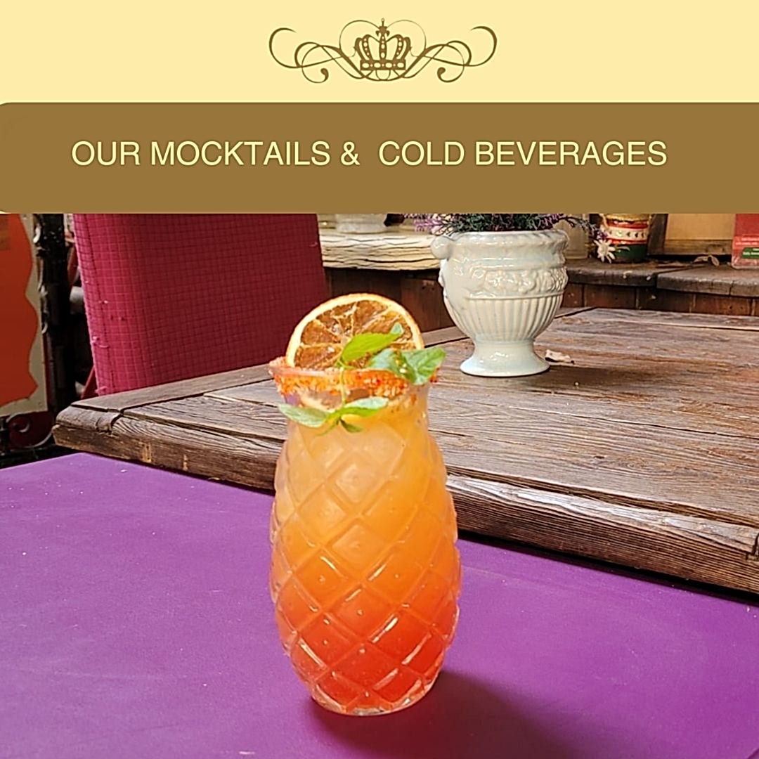 Mocktails Cold Drinks & Iced Coffees