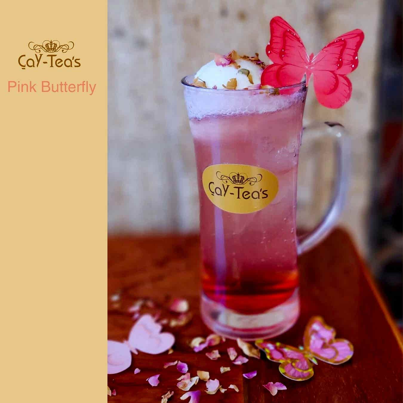 Pink Butterfly Cream Soda