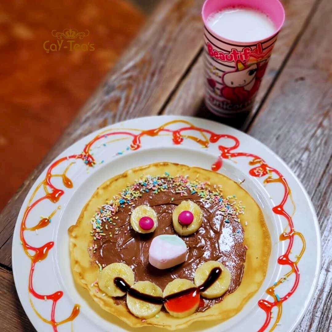 Smiley Pancake Face Pink