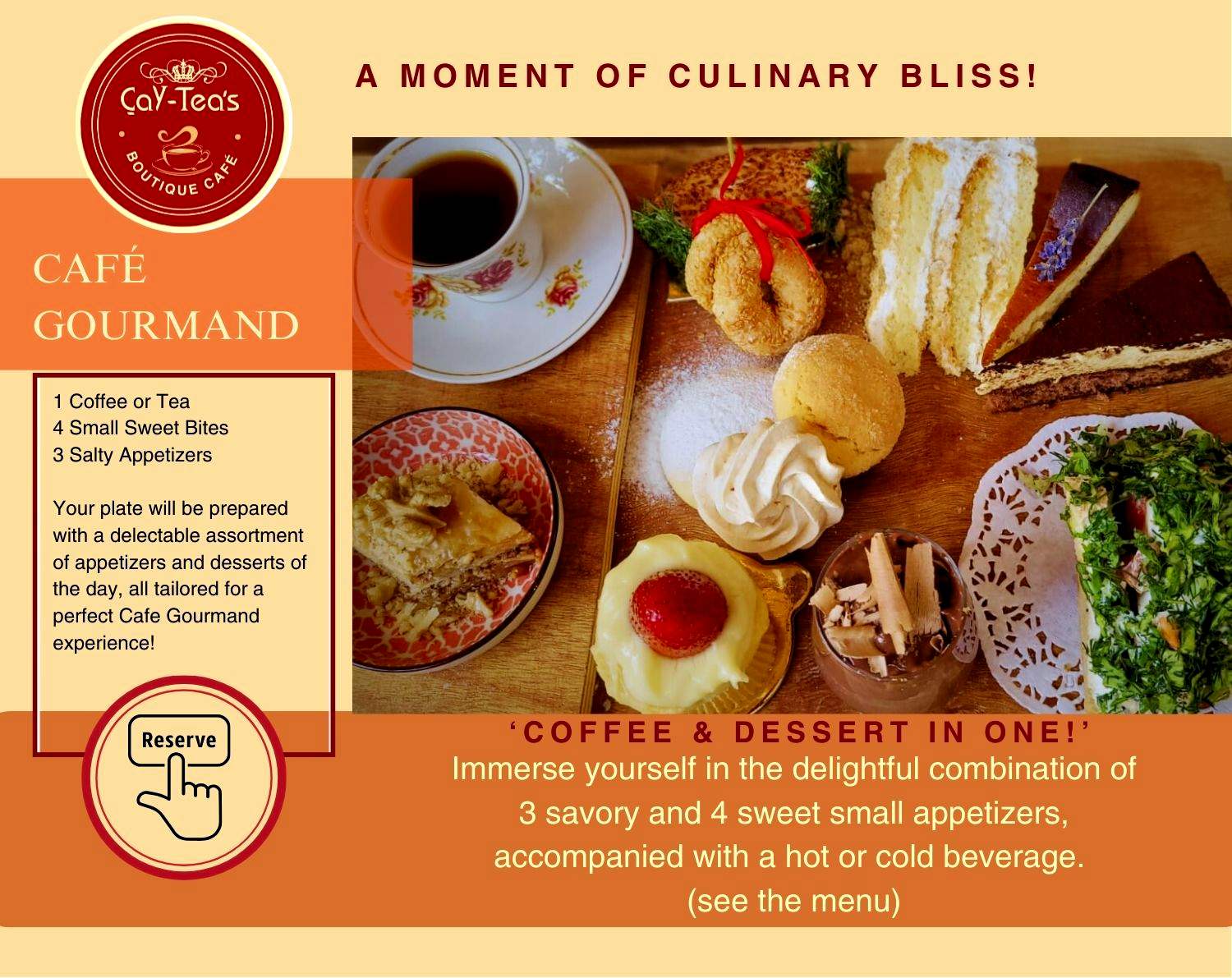 Café Gourmand (1 person)