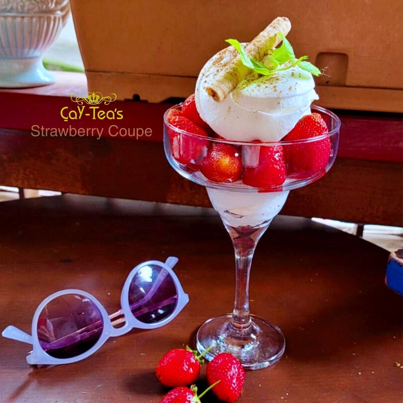 Fresh Strawberry Coupe